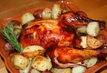 Классический и оригинальный рецепты курицы в духовке с картошкой
